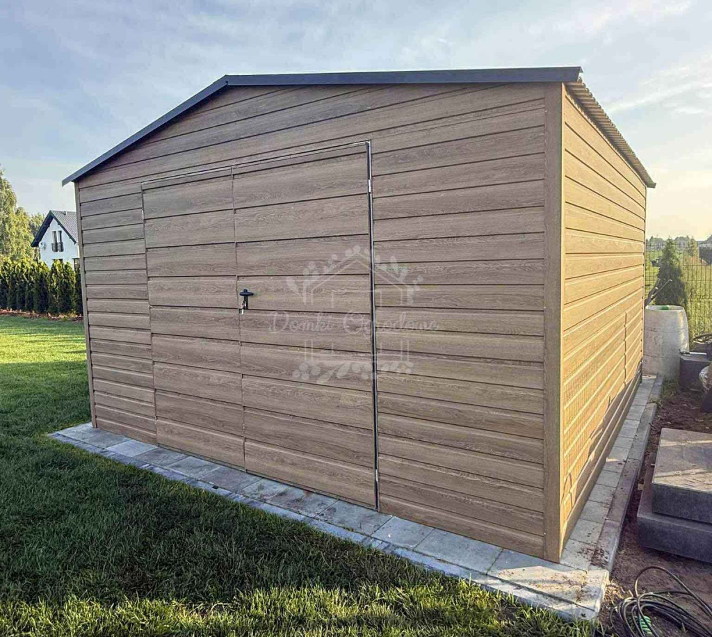 Schowek  domek ogrodowy 4x3m brama dwuskrzydłowa drewnopodobny  ID1055 Kłodzko - zdjęcie 4