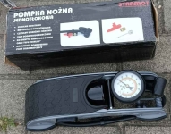 Pompka nożna do samochodu i nie tylko.