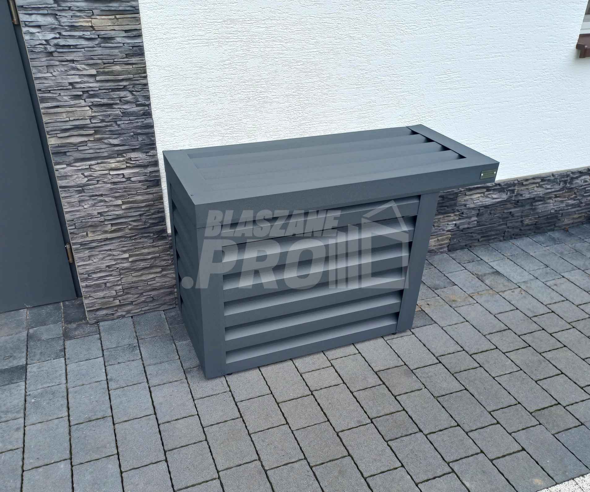 Osłona klimatyzatora pompy ciepła 80x40x70 cm niepełna zabudowa GP297 Jarocin - zdjęcie 8