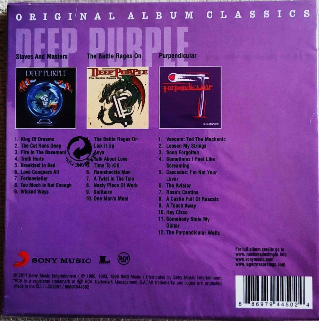 Sprzedam Zestaw 3 płytowy CD Rock Legenda DEEP PURPLE  3 CD NowE Katowice - zdjęcie 2