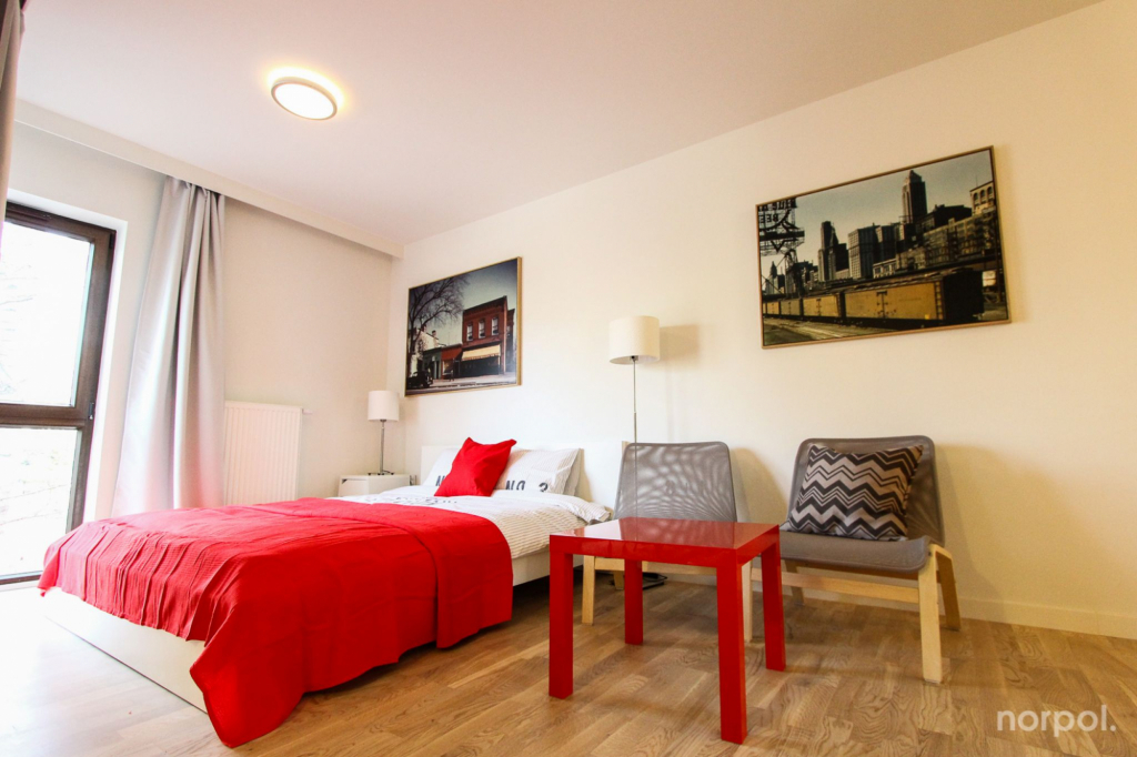 Przytulne studio na Kijowskiej, balkon, winda, zielona okolica, ciche Kraków - zdjęcie 6