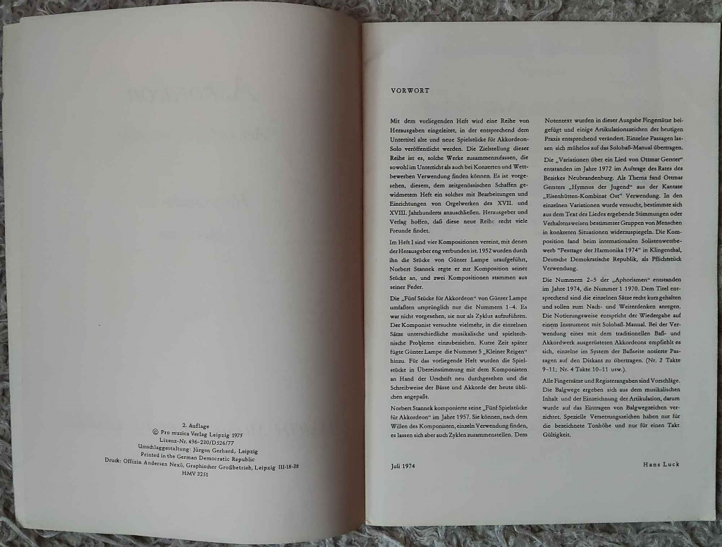 Alte und neue Speielstücke I - Hans Luck Szczecin - zdjęcie 2