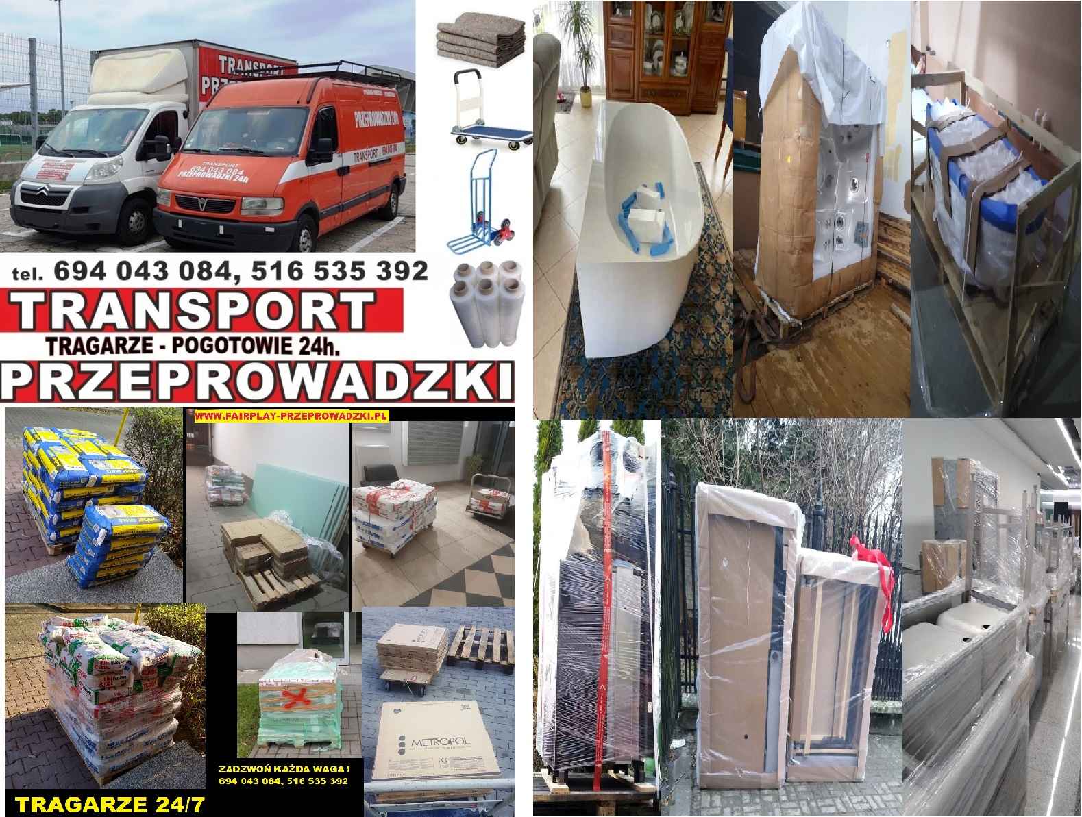 TRAGARZE 24h WNOSIMY/ZNOSIMY meble paczki AGD gabaryty art.budow wanny Mokotów - zdjęcie 1