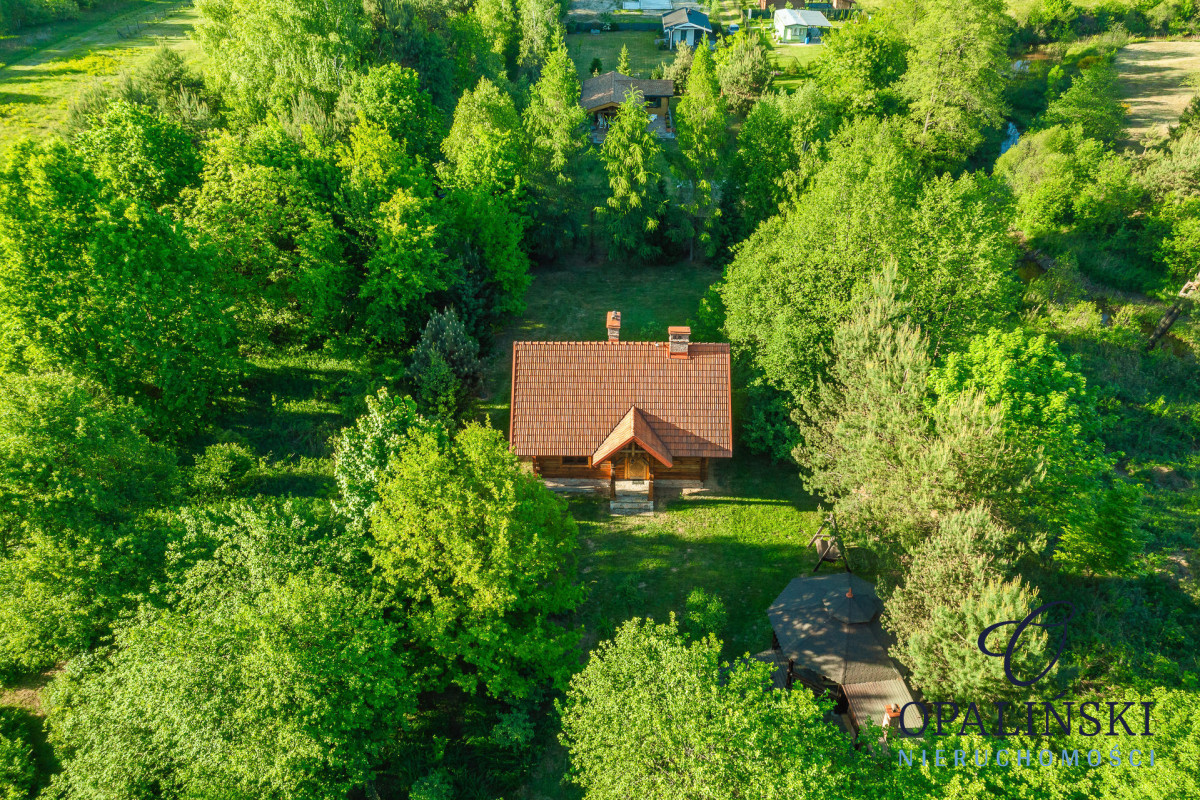 Dom z bali | Malownicza okolica | Taras | Kominek Radawa - zdjęcie 3