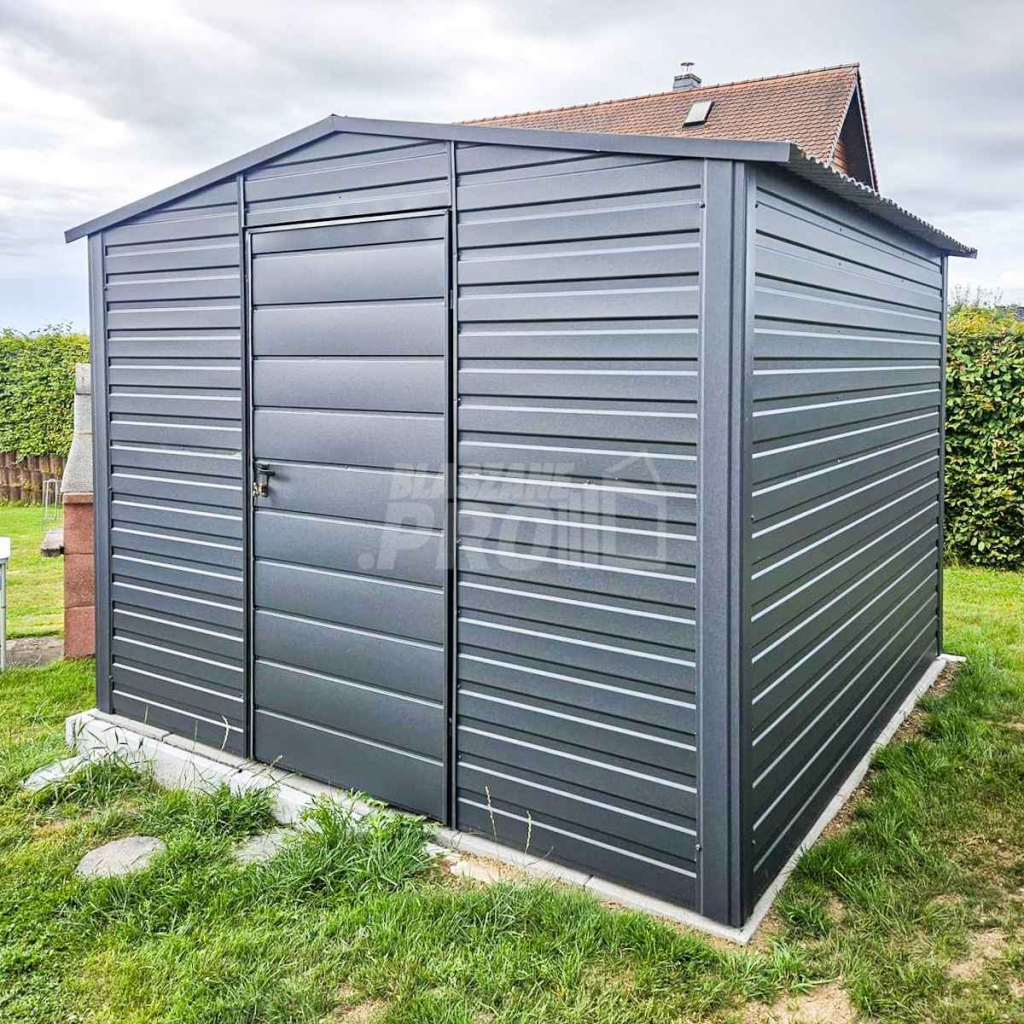 Schowek Domek ogrodowy 3x3m drzwi - antracyt - dach dwuspadowy GP429 Legnica - zdjęcie 3