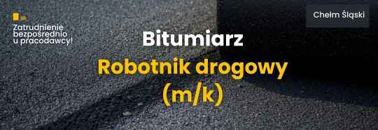 Bitumiarz / Robotnik Drogowy (m/k) Tychy - zdjęcie 1