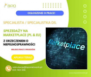 Specjalista ds. sprzedaży na Marketplace z orzeczeniem Pruszków