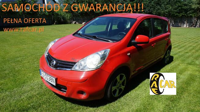 Nissan Note zarejestrowany, ubezpieczony. Gwarancja. Polecam !!! Zielona Góra - zdjęcie 1