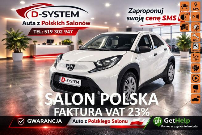 Toyota Aygo X 2022 Tylko Salon Polska 1Właściciel  ledy Kamera Białystok - zdjęcie 1