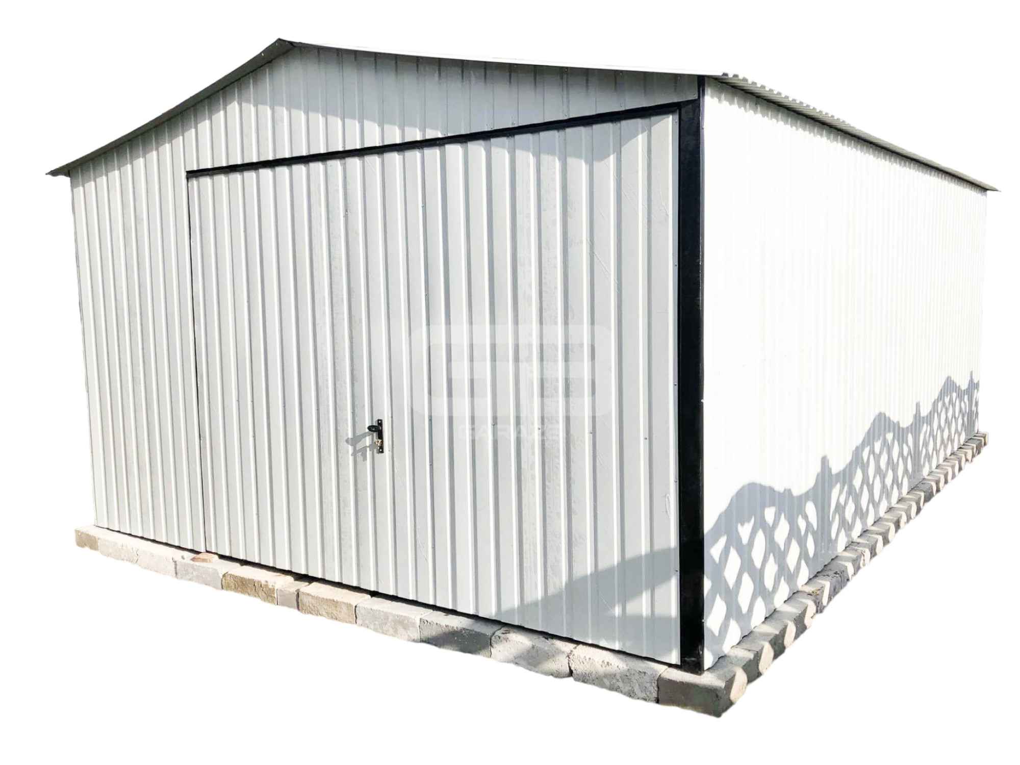 Garaż blaszany 4x6 Brama uchylna Biały - wolnostojący GB169 Kalwaria Zebrzydowska - zdjęcie 1