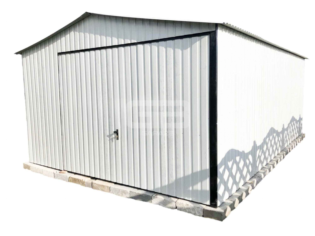 Garaż blaszany 4x6 Brama uchylna Biały - wolnostojący GB169 Kalwaria Zebrzydowska - zdjęcie 1