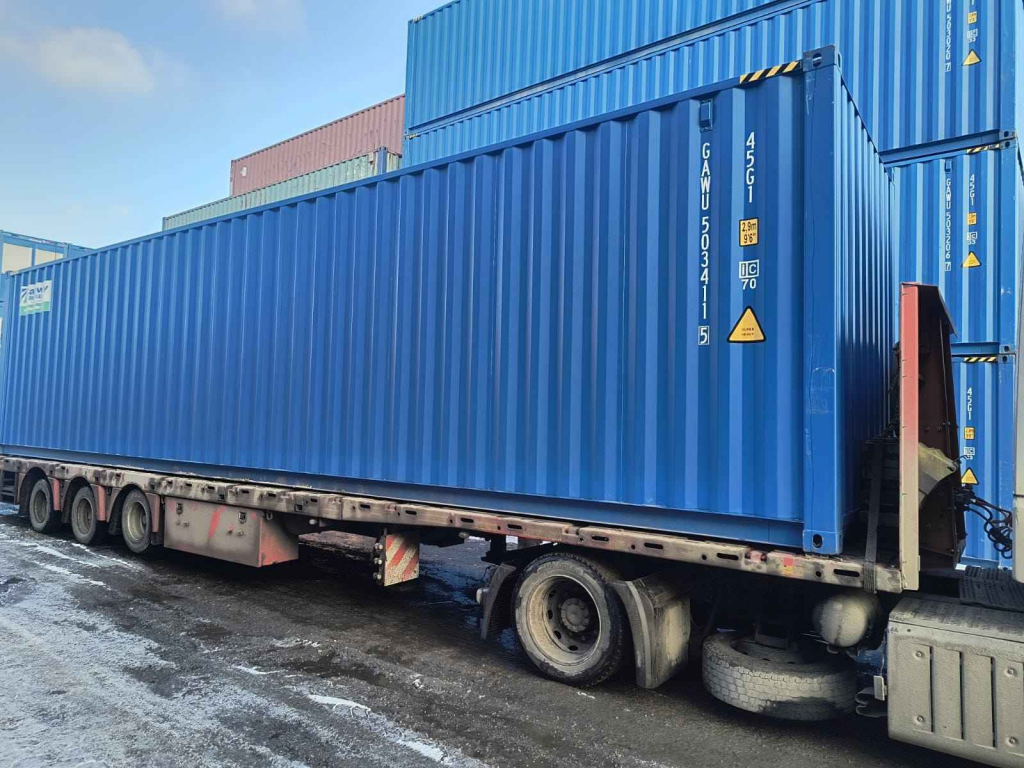 Kontener morski, magazynowy 40 hc po jednej trasie rok 2025 Banino - zdjęcie 2