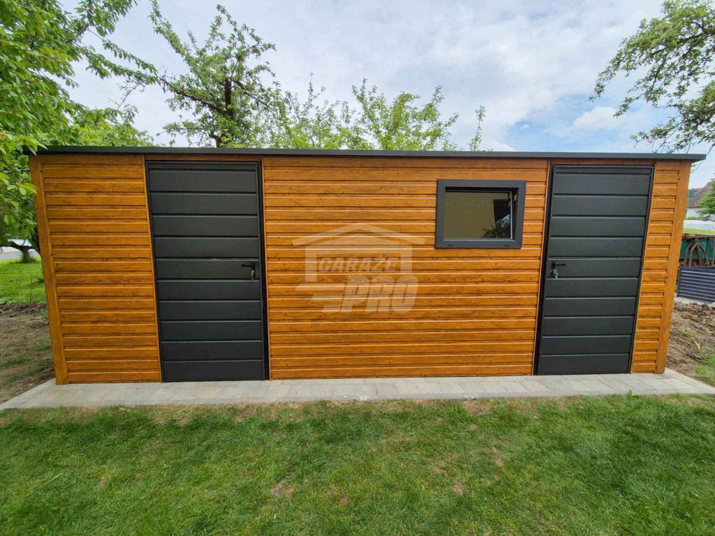 Schowek - Domek Ogrodowy 6x3m - 2x drzwi - 2x okno dach GP621 Busko-Zdrój - zdjęcie 2