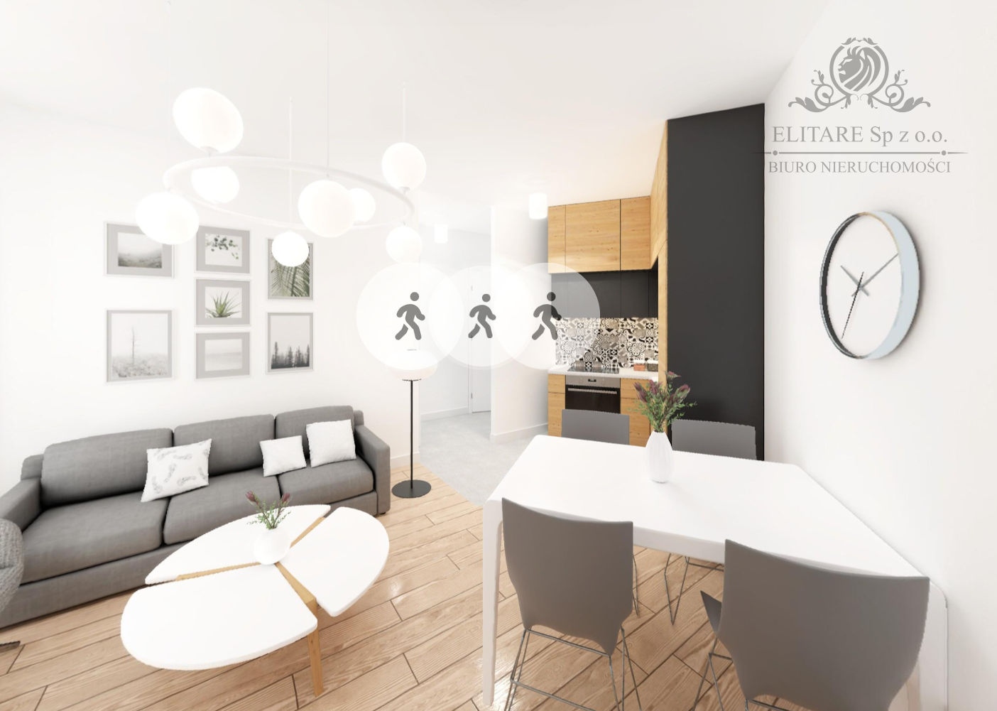 Piękne mieszkanie 2pok. o pow 38,20m2 z balkonem/ Partynice Braterska Wrocław - zdjęcie 3