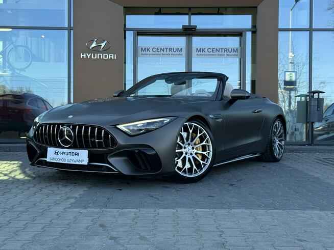 Mercedes SL 55 AMG V8 BITURBO 4MATIC Burmester Gwarancja Salon PL FV23 Łódź - zdjęcie 3