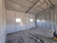 Hala 7,5x6m brama uchylna i dwuskrzydłowa 4x okno drzwi rynny TKD387 Nowy Dwór Mazowiecki - zdjęcie 6