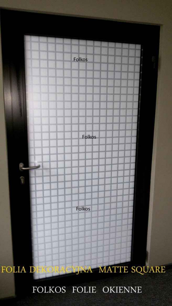 OKlejanie drzwi Warszawa -Folkos folie matowe i dekoracyjne Folkos Mokotów - zdjęcie 7