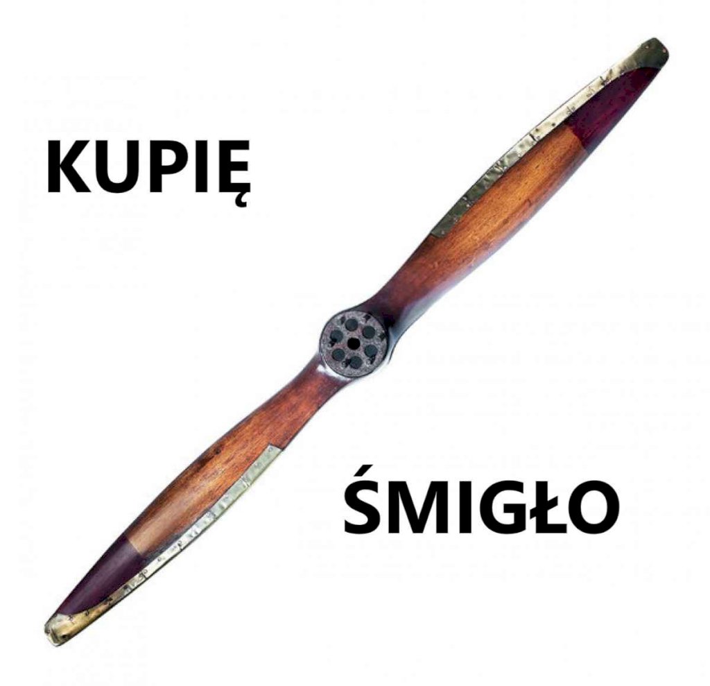 KUPIE STARE DREWNIANE ŚMIGŁO OD SAMOLOTU Wałbrzych - zdjęcie 1