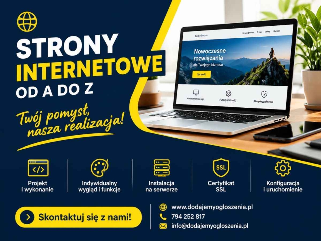 Strony internetowe na zamówienie - od pomysłu do realizacji Fabryczna - zdjęcie 1