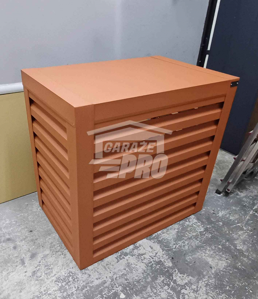 Osłona klimatyzatora - pompy ciepła 100x50x110 cm jasny brąz GP308 Gdynia - zdjęcie 7