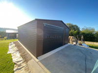 Garaż blaszany 5x5m - brama uchylna - drzwi -dach ST196 Nowy Dwór Mazowiecki - zdjęcie 3
