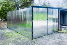 Blaszak - Garaż Blaszany - 3x5m - Brama Dwuskrzydłowa - Ocynk GP361 Płock - zdjęcie 4
