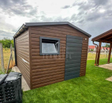 Schowek - domek ogrodowy 2,7x3,5m drzwi okno dach rynny TS1125 Sieradz - zdjęcie 5