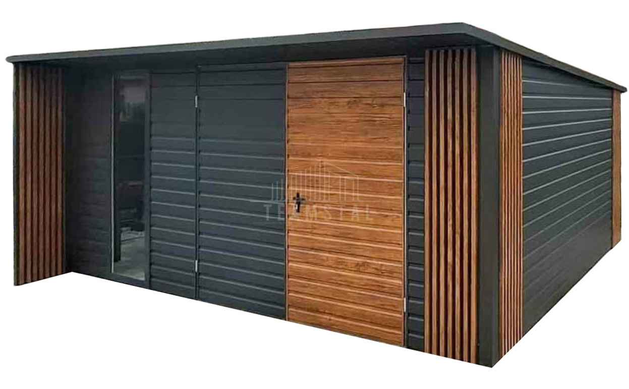 Schowek Domek ogrodowy 5x4m brama okno drewnopodowny dach rynny TS1206 Tychy - zdjęcie 1