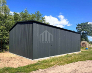 Hala Garaż blaszany hala - 9x6 - 3x brama dwuskrzydłowa - rynna SO147 Bałuty - zdjęcie 2