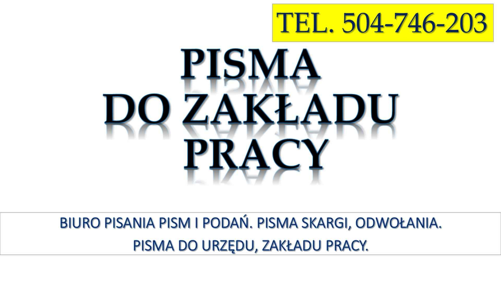 Napisanie podania o podwyżkę, cena, tel. 504-746-203. podanie, pismo Psie Pole - zdjęcie 3