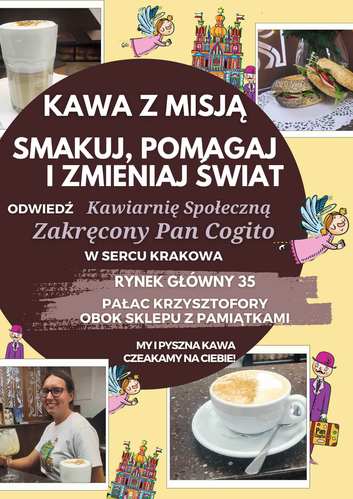 Otwarcie kawiarni społecznej "Zakręcony Pan Cogito" Śródmieście - zdjęcie 1