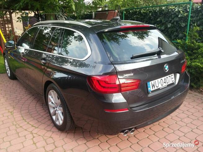 BMW F11 525d xd automat HUD skóra panorama dociągi Webasto Warszawa - zdjęcie 5
