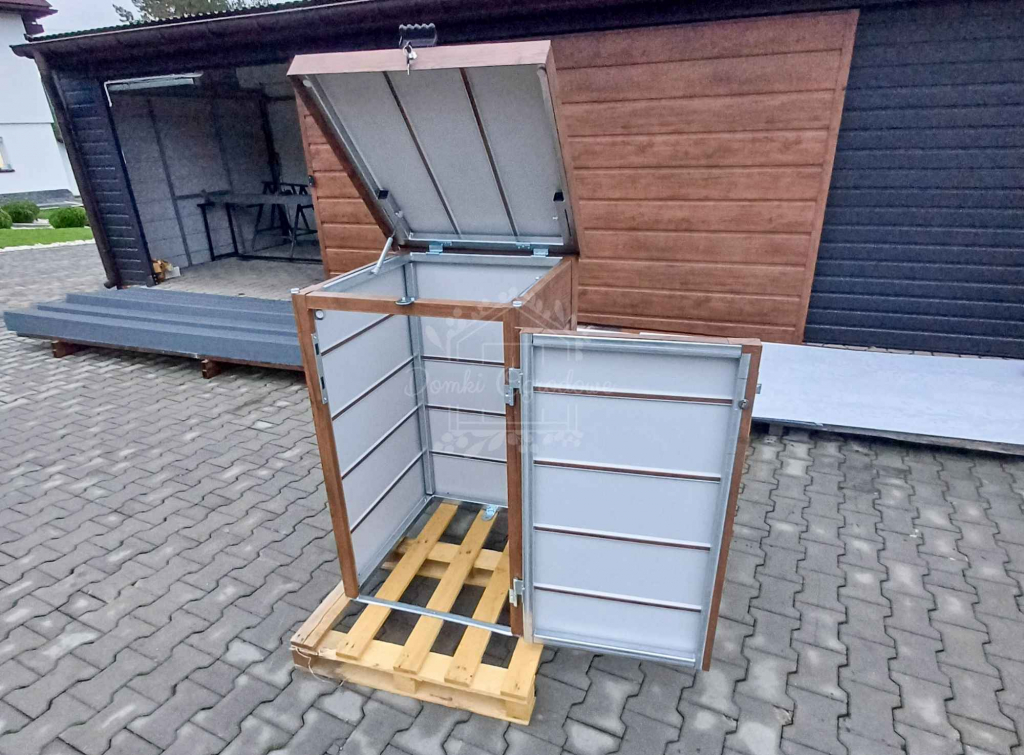 Zabudowa kosza na śmieci  obudowa kubła 80x70x120 cm 1x240L ID865 Nowy Tomyśl - zdjęcie 6