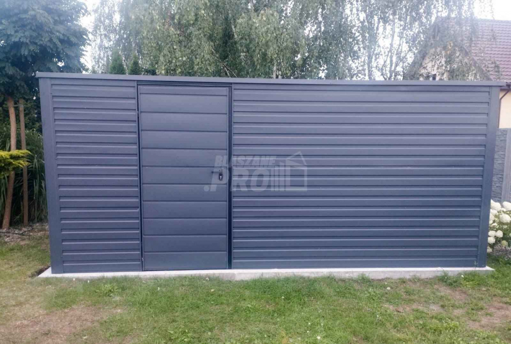 Domek ogrodowy - schowek 5x3 drzwi  antracyt Dach spad w tył  GP201 Katowice - zdjęcie 2
