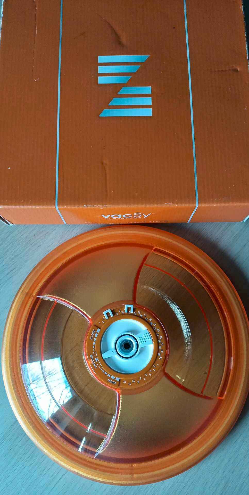 Zepter nowa przeźroczysta pokrywa próżniowa vacsy  LEXI  20cm Śródmieście - zdjęcie 1