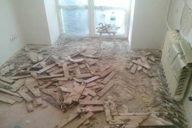 DEMONTAŻ.  Skuwanie kafli,glazury,tapety,tynków w mieszkaniu Wroclaw Fabryczna - zdjęcie 7