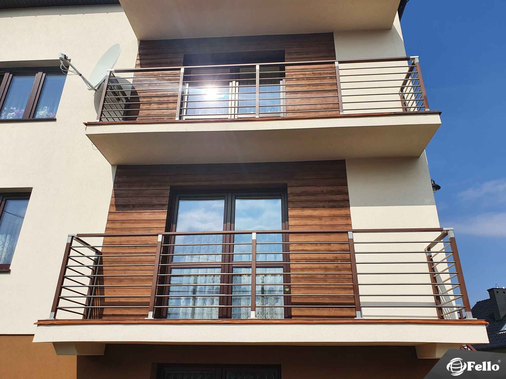 Balustrada tarasowa Fello STANDARD balkon taras aluminium barierka Mogilany - zdjęcie 4