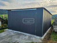 Garaż blaszany 4x5m - wolnostojący - brama dwuskrzydłowa  GB164 Oświęcim - zdjęcie 4