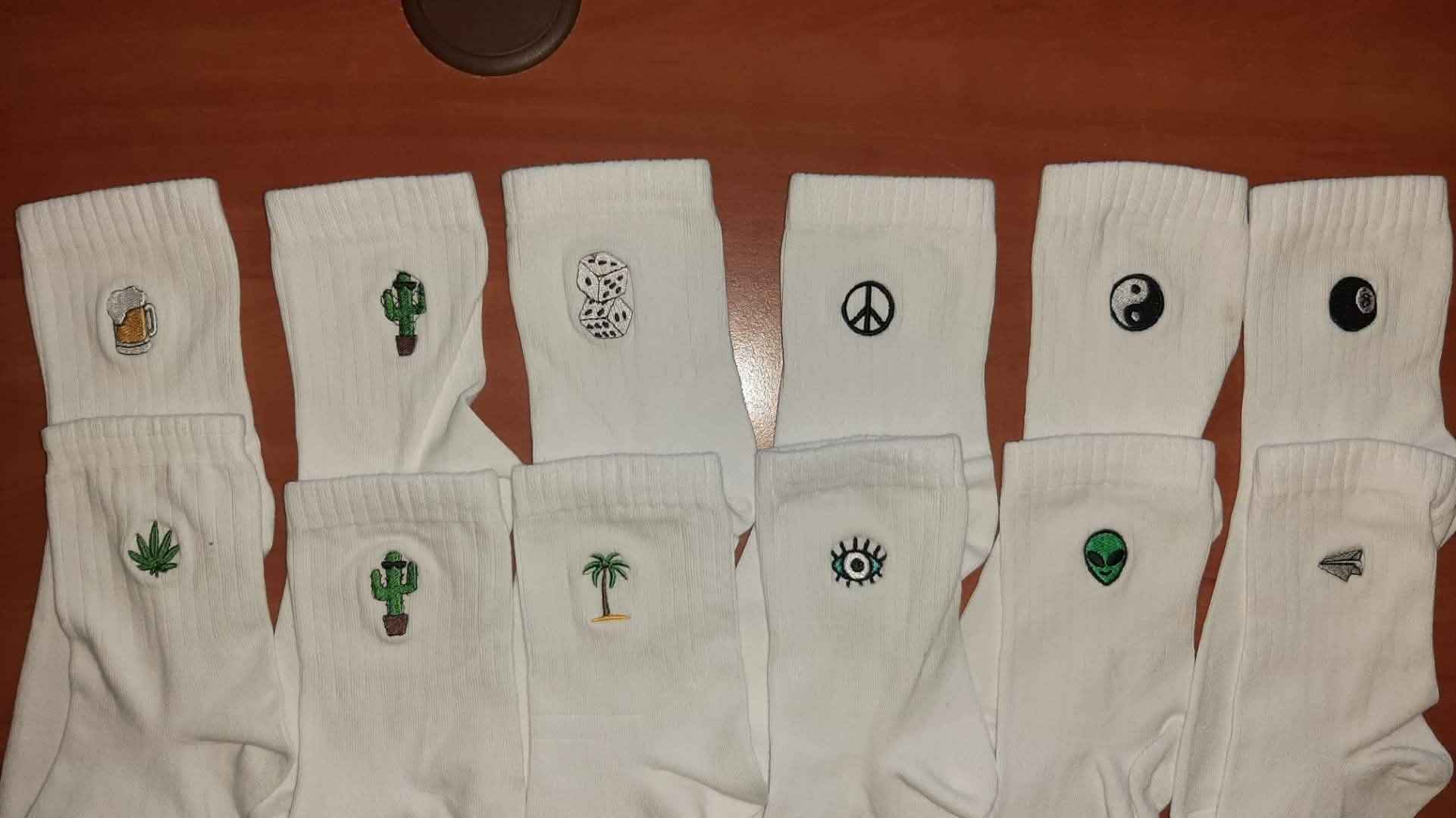Haft na skrpetkach, skarpety z haftem, logo na skarpetkach, hafciarnia Pabianice - zdjęcie 2