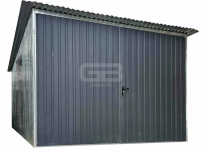 Blaszany garaż 3×5 m II gat garaż budowlany wolnostojący brama GB108
