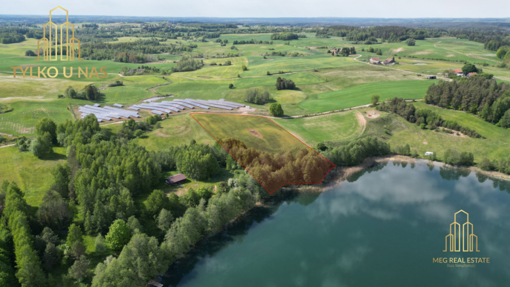 Piękna, duża działka z szeroką linią brzegową!!! Przerośl - zdjęcie 1