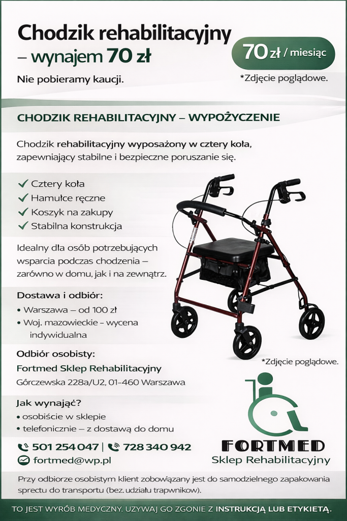 CHODZIK REHABILITACYJNY – WYPOŻYCZENIE Bemowo - zdjęcie 1