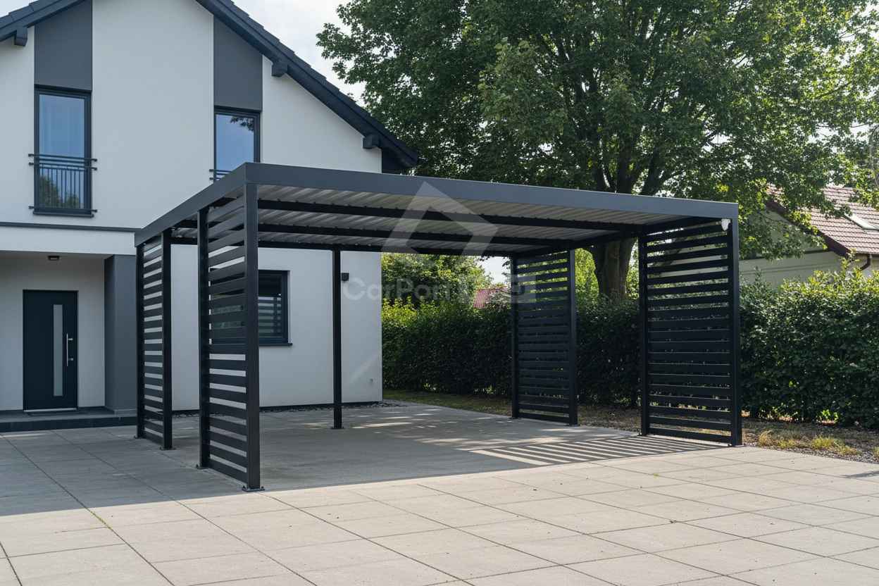 CarPort PREMIUM - wiata samochodowa 6x5,5 dodatkowa zabudowa CP173 Kościerzyna - zdjęcie 3