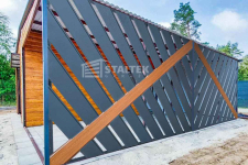 Garaż Blaszany 4x6m + Wiata 4x6m Panele Verona Brama Okno Drzwi  ST138 Rawa Mazowiecka - zdjęcie 2