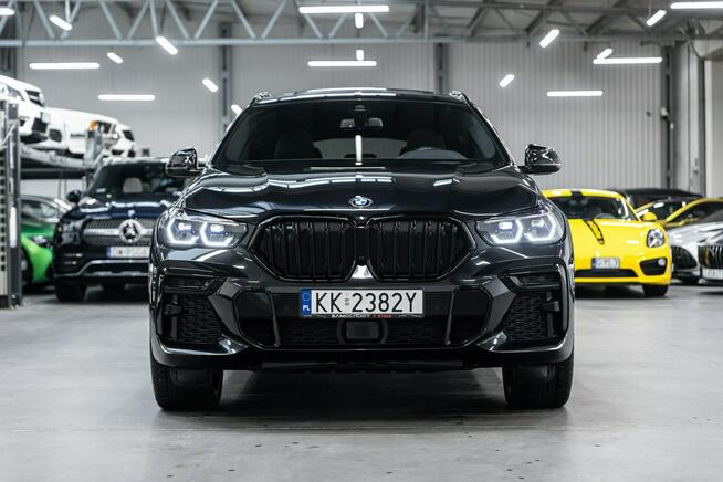 BMW X6 40d. All Black. Gwarancja 05.2027. Nowe opony. Po serwisie ASO. Węgrzce - zdjęcie 3