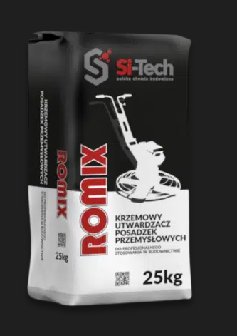 Posypka utwardzająca krzemowa do betonu ROMIX brązowy Śródmieście - zdjęcie 2