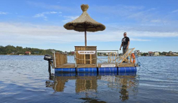 Tiki Boat - bar na wodzie, platforma pływająca Ścinawa - zdjęcie 1