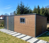 Schowek domek ogrodowy 5,5x3 + wiata 1m brama okno dach SO209 Gdynia - zdjęcie 4