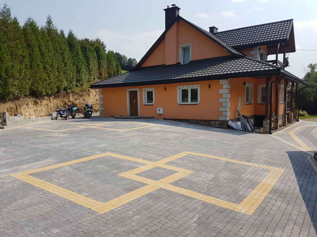Układanie kostki brukowej | Schody | Granit | Minikoparka Krosno - zdjęcie 5