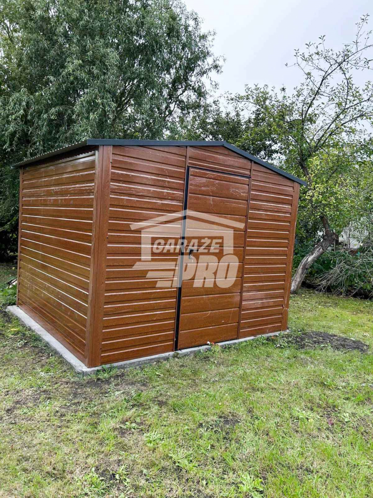 Domek Ogrodowy 3x3 Drzwi Dach dwuspadowy Drewnopodobny  GP240 Podgórze - zdjęcie 2